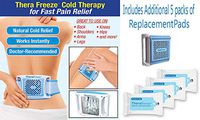 YB Sports Cryo Therapy Thera Freeze Pain Relief Great for Arthritis Sciatica Sprain and Recovery (Thera-Freeze System with Additional 5 Pack of Pads)
