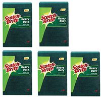 Heavy Duty Scour Pads, 8 Pads - 5 Pack, Total 40 Pads