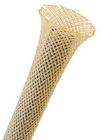 3/8" PET Expandable Braided Sleeving - Color: Beige - Length: 500FT