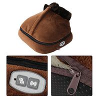 Electric foot warmer, foot massage, electrically heated warm foot massage, multi-function villus heat therapy device electric to the feet abdomen head Back pain relief (US)