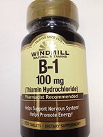 Windmill Vitamin B-1 100 mg Tablets 100 Count (6 Pack)