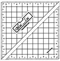 Bloc Loc - Half Square Acrylic Triangle Ruler, 5.5 Inches