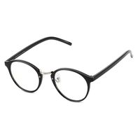 Cyxus Computer Blue Light Filter Vintage Retro Glasses, Anti Eye Strain Eyewear UV Headaches Lightweight Frame Eyeglasses TR90 (8156T06, Large Frame)