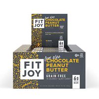 FitJoy Mini Protein Bars, Chocolate Peanut Butter, Gluten Free, Grain Free, Low Carb.67 Ounce, 16 Pack