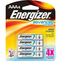 AAA Advanced Lithium Battery Retail Pack - 4-Pack