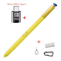 S Pen for Galaxy Note 9 Samsung Touch Stylus Pen Replacement S Pen- (Without Bluetooth) for Samsung Note9 N960 SM-N960U SM-N960 Tips/Nibs Eject Pin Type-C (Yellow)