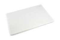 Thirteen Chefs Commercial White Plastic Cutting Board, Large 20x15 x 0.5 Inch, NSF
