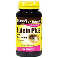 Mason Natural Lutein Plus with Zeaxanthin for Eye Health Tablets, 60 Count