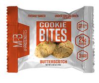 My Protein Bites | Protein Cookies |Protein, Low Carbs & Low Sugar | Gluten Free | (8 Packs of 3 Cookies (24 Cookies) Butterscotch