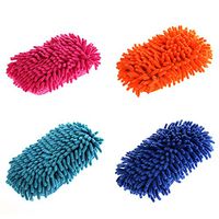 Microfiber Chenille Car Vehicle Care Washing Brush Sponge Cleaner Cleaning Glove - SoundsBeauty