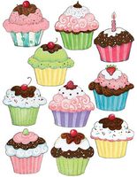 Teacher Created Resources SW Cupcake Accents (4706)