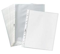 TYH Supplies 200-Pack Economy 11 Hole Clear Sheet Protectors 8-1/2 x 11 Inch Non Vinyl Acid Free