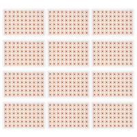 Artibetter 1800PCS Ear Seed Kit Self Adhesive Ear Seeds Acupuncture Vaccaria Plaster (10 Sheets)