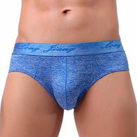 WM & MW Clearance Men's Underwear Solid Color Soft Briefs Underpants Knickers Boxer Shorts Sexy Panties (Medium, Blue)