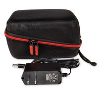 HQRP Hard Case and AC Adapter for iProven BPM-2244BT Automatic Upper Arm Blood Pressure Monitor