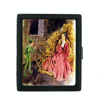 Perfection In Style Metal Cigarette Case Vintage Fairy Tale Design 006