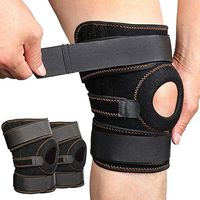 LotFancy Knee Brace for Patella Stabilizing, 2 Pack Adjustable Knee Support for Arthritis, Tendonitis, Meniscus Tear, ACL, Osteoarthritis, Non-Slip Knee Stabilizer for Women, Men