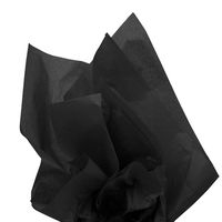 JAM PAPER Tissue Paper - Black - 10 Sheets/Pack