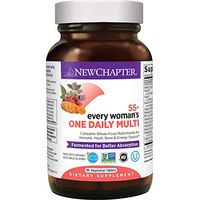 New Chapter Multivitamin for Women 50 plus - Every Woman's One Daily 55+ with Fermented Probiotics + Whole Foods + Astaxanthin + Organic Non-GMO Ingredients - 96 ct