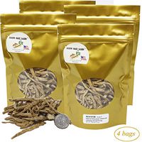 DOL Hand-Selected A Grade Cultivated Wisconsin American Ginseng Roots Fiber for Tea or Soup or Powder 美國威斯康辛州西洋參須 花旗參須 實惠四袋裝 16oz.(113g/Bag)