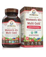 Organic Multivitamin Gold for Women 40+ PlantBased Whole Food with Astaxanthin (90 Capsules)