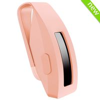 HSWAI [Updated Version] Clip Replacement for Fitbit Inspire & Fitbit Inspire HR, Made of Soft Comfortable Silicone, 360°Protection [No More Lost Trackers](Clip-Light Pink)