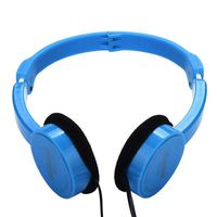 sholdnut Children Kids Foldable Wired Headset Stereo 3.5mm Jack Wired Cord On-Ear Headphones for School Home and Travel