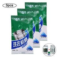 Kiorc 3pcs Washing Machine Cleaner Descaler Deep Cleaning Remover Deodorant Durable Cleaning Agent