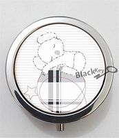 BlackKey Koala 3-Compartment Decorative Pocket Gift Box Case Organizer for Pill, Color 1 -2260