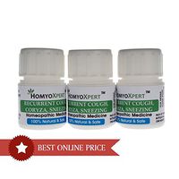 HomyoXpert Recurrent Cough, Coryza, Sneezing Homeopathic Medicine for One Month