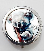 BlackKey Koala 3-Compartment Decorative Pocket Gift Box Case Organizer for Pill, Color 1 -2258