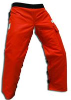 Forester Chainsaw Apron Chaps with Pocket, Orange 37 Length With Adjustable Belt