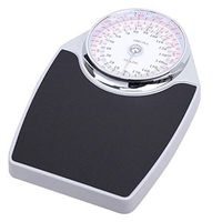 Extra-Large Analog Mechanical Dial Precision Scale,Precision Bathroom Scale, Steel Plate, Large Dial, Measuring Weight up to 180 KG/390LB