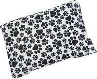 Caylee's Creations Microwavable Corn Filled Heating Pad and Cold Pack/Washable 100% Cotton Cover (7.5"Wx11"L, Paw Prints)