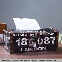 T-ZJHC European Creative car Tray Tray ktv Living Room Coffee Table Household Tissue Box, Light Yellow 18087 (Arch Type)