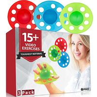 Pykal 3x Hand and Finger Strengtheners - 15+ VIDEO EXERCISES included with HAND POWER PRO | Finger Exerciser Hand Grip Strengthener For Seniors, Arthritis, Carpal Tunnel, Computer Users, Rock Climbers