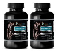 Pills for Men That Work - Muira PUAMA Extract 2200Mg - Male Enhancement - Brain and Memory Support - 2 Bottles (180 Capsules)