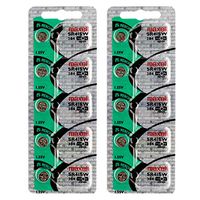 2X 5PK Maxell Silver Oxide SR41SW Low Drain Watch Battery Replaces AWCI S13, Energizer 384/392, MD392, MD384, UCAR MD392, MD384, 392/384, MD392, Citizen 280-13, Citizen 280-11, D392/D384, D392, D384
