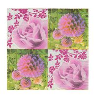 Salome Idea 60 Counts Shower Tea Party Birthday or Wedding Party Napkins,Romatic Floral Napkins(Romatic Floral 50)