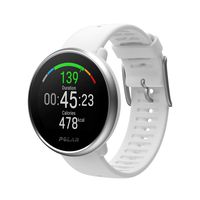 POLAR IGNITE - Advanced Waterproof Fitness Watch (Includes Polar Precision Heart Rate, Integrated GPS and Sleep Plus Tracking), White/Silver, Small