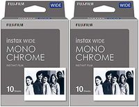 Instand Film Wide Monochrome Film, 10 Exposures (2 Boxes)
