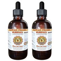 SLEEPALL - HawaiiPharm's Fast Acting Liquid Sleep Aid Natural Premium Herbal Extract Sleep Support Much More Powerful Than a Capsules or Tablets 2x2 oz