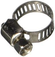 Uxcell Adjustable Range Worm Drive Hose Clamps Silver Tone (5 Piece), 6-12mm