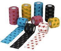 Kruuse Fun-Flex Pet Bandage (10 Rolls), Assorted, 4"