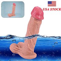 Hommoo 7.2 Inch Silicone Waterproof Toys Ðịldọ for Women