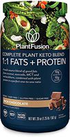 PlantFusion Complete Plant Based Keto Blend |1:1 Fats + Protein Powder Drink, Ketogenic Diet Supplement, MCTs, No Sugar, Gluten Free, Non Dairy, Vegan, Non Soy, Non GMO, 18 Servings, 20.00 Ounce