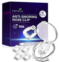 Anti Snoring Devices, Silicone Magnetic Anti Snore Clip, Transparent Stop Snoring Device, Nose Clip Tools Professional Relieve Snore Mini Comfortable Sleeping Aid for Men and Women (4 pcs)
