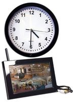 Xtreme Life Wall Clock Surveillance Camera w/QUAD LCD Receiver