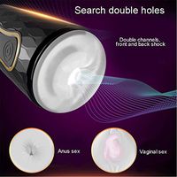 POHSW Adullt Toys Personal Dual Channel Male Sucker Hands Free Play Press Toy Relieve Your Stress, Make Your Happy