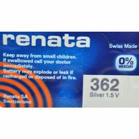 Renata 362 Button Cell watch battery
